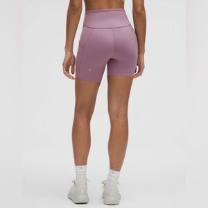 Lululemon Fast and Free High-Rise Short 6"  Lavender Lux Size 2